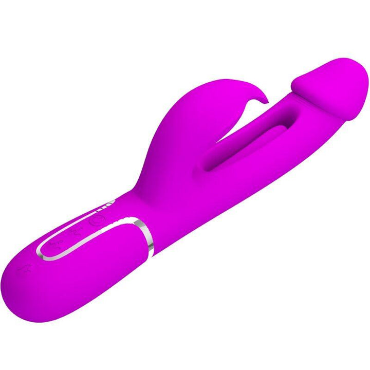 PRETTY LOVE - DEJON RABBIT VIBRATOR - IN - MULTIFUNKTIONS FUCSIA - INTIM SPACE Online Sexshop