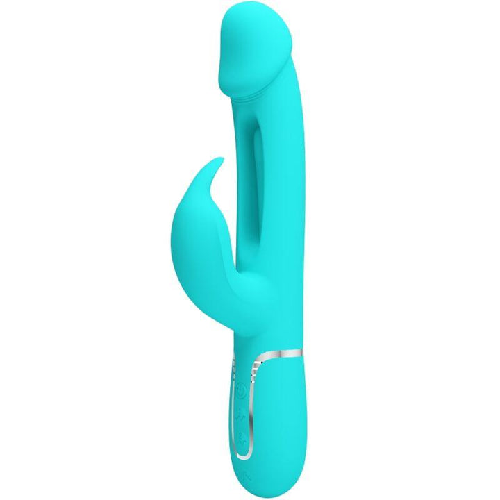 PRETTY LOVE - DEJON RABBIT VIBRATOR - IN - MULTIFUNKTIONS-AQUAGRÜN - INTIM SPACE Online Sexshop