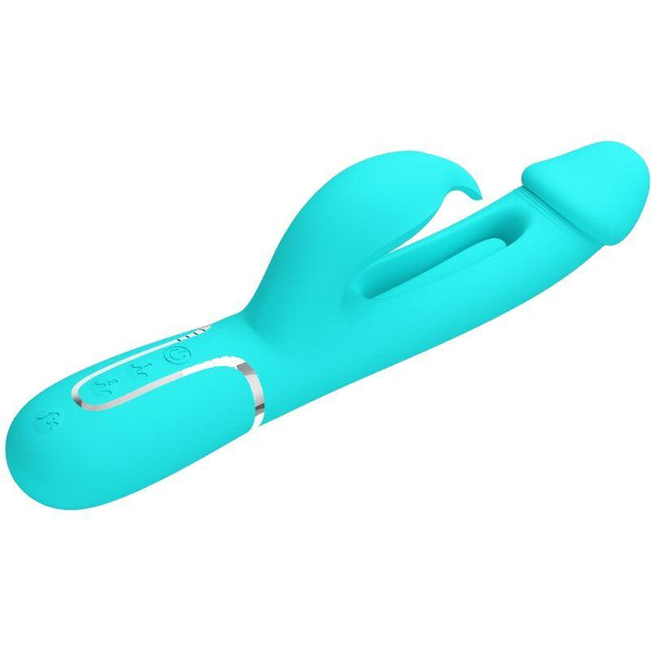 PRETTY LOVE - DEJON RABBIT VIBRATOR - IN - MULTIFUNKTIONS-AQUAGRÜN - INTIM SPACE Online Sexshop