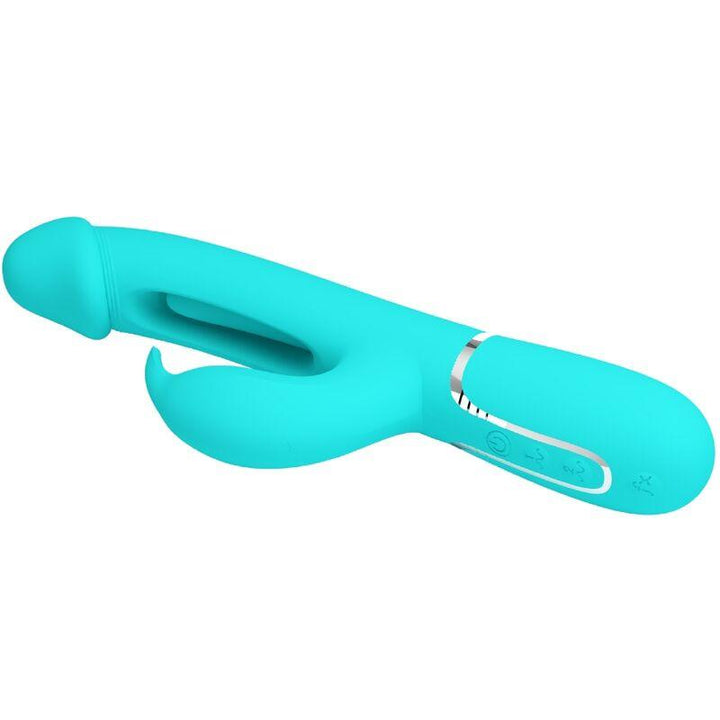 PRETTY LOVE - DEJON RABBIT VIBRATOR - IN - MULTIFUNKTIONS-AQUAGRÜN - INTIM SPACE Online Sexshop