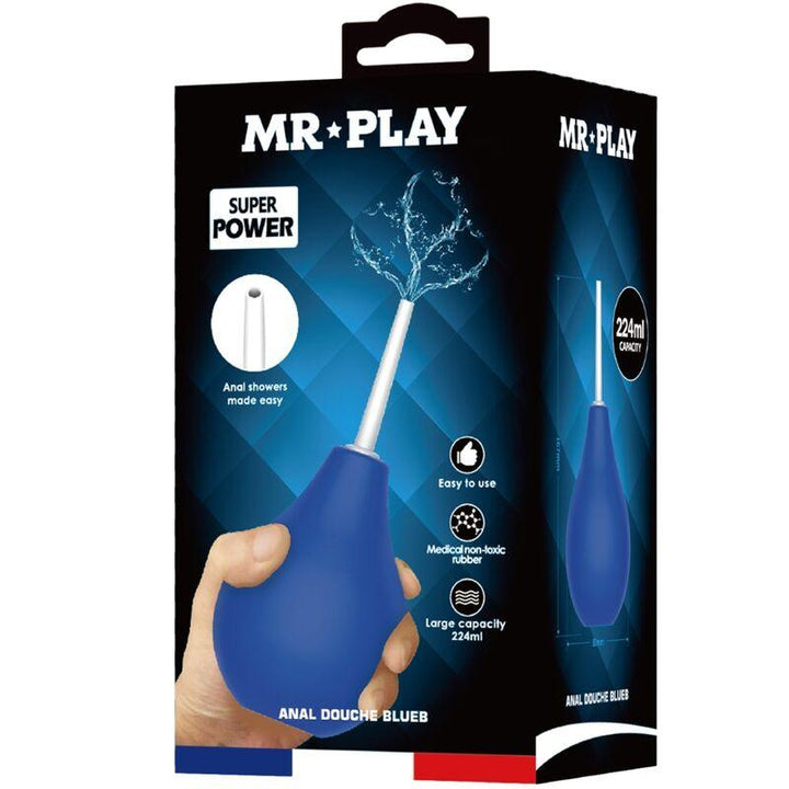 MR PLAY - ANAL-DUSCHE BLUEB SUPER POWER BLUE - INTIM SPACE Online Sexshop