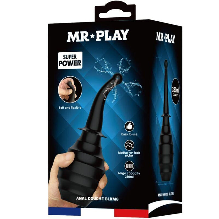 MR PLAY - ANALDUSCHE BLKM6 SUPER POWER SCHWARZ - INTIM SPACE Online Sexshop