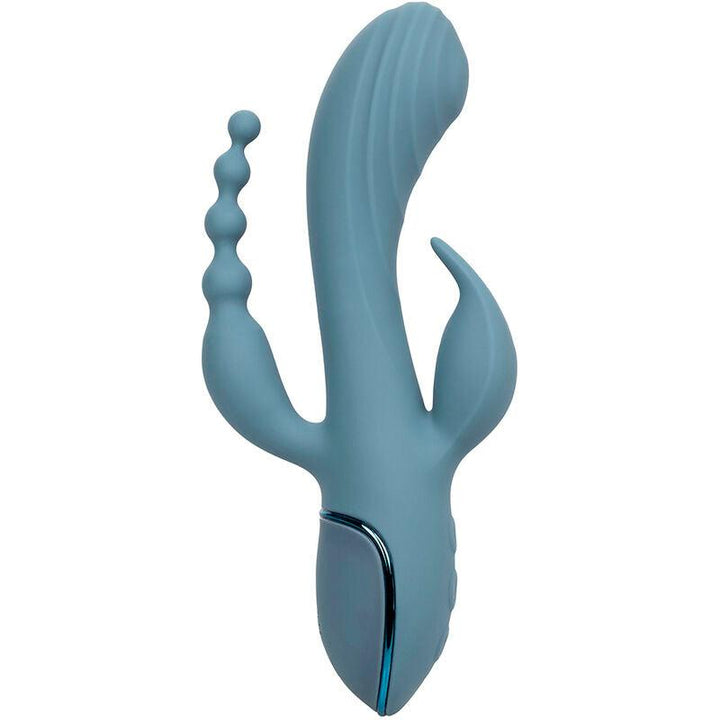 CALEXOTICS - VIBRATOR TRIPLE ECSTASY GRAU - INTIM SPACE Online Sexshop