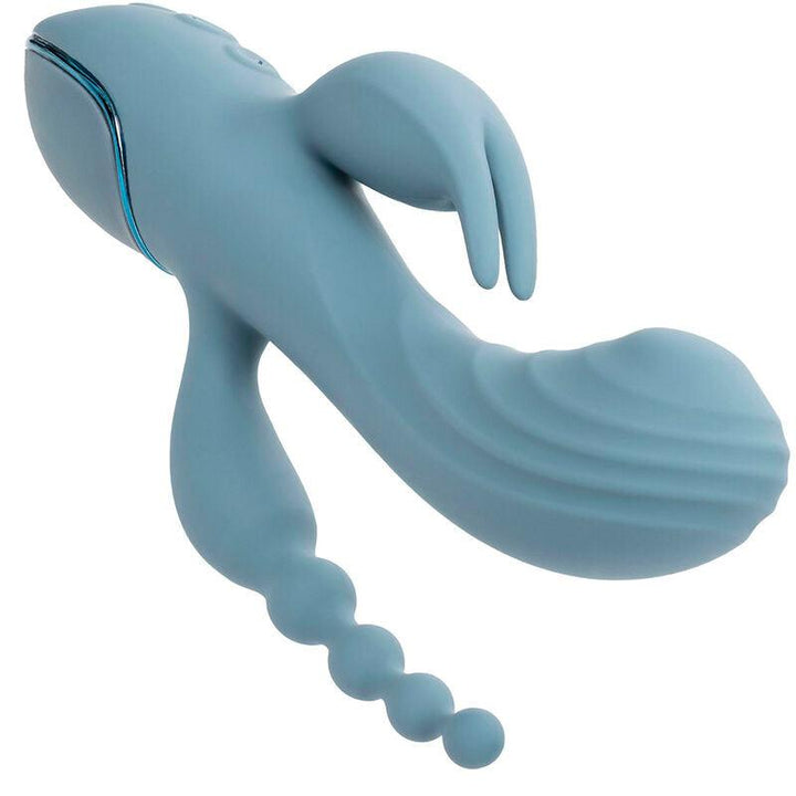 CALEXOTICS - VIBRATOR TRIPLE ECSTASY GRAU - INTIM SPACE Online Sexshop