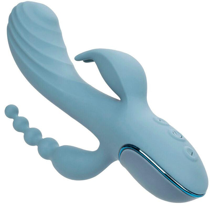 CALEXOTICS - VIBRATOR TRIPLE ECSTASY GRAU - INTIM SPACE Online Sexshop