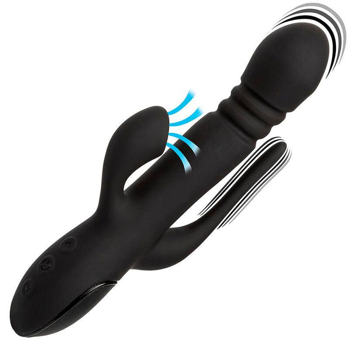 CALEXOTICS - VIBRATOR TRIPLE EUPHORIA SCHWARZ - INTIM SPACE Online Sexshop