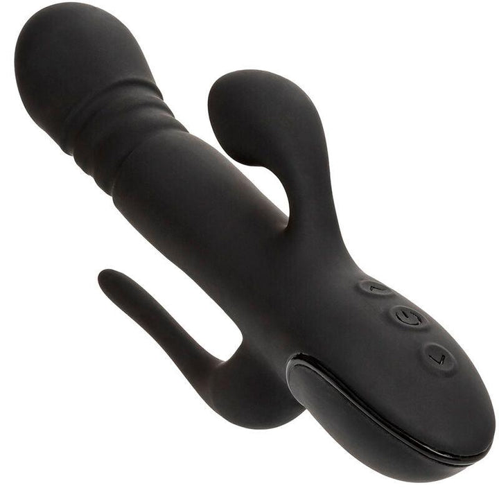 CALEXOTICS - VIBRATOR TRIPLE EUPHORIA SCHWARZ - INTIM SPACE Online Sexshop