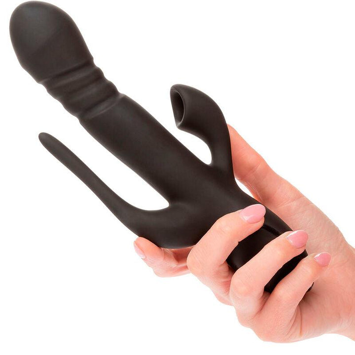 CALEXOTICS - VIBRATOR TRIPLE EUPHORIA SCHWARZ - INTIM SPACE Online Sexshop