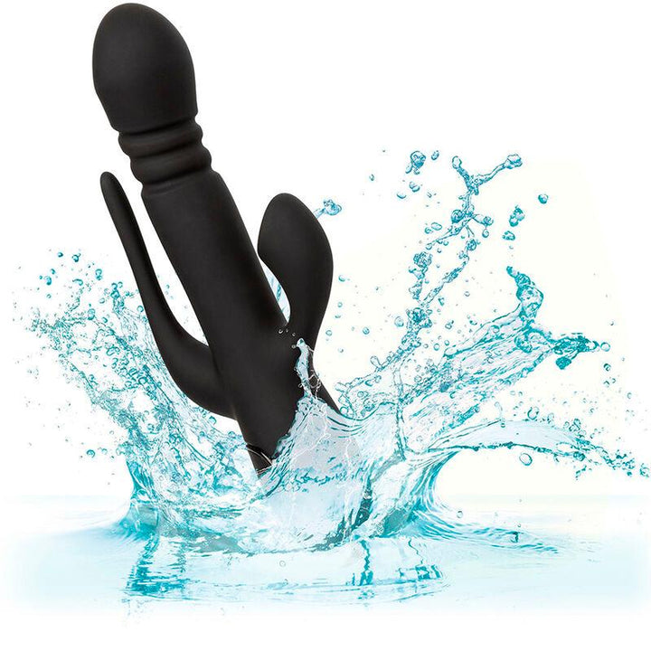 CALEXOTICS - VIBRATOR TRIPLE EUPHORIA SCHWARZ - INTIM SPACE Online Sexshop