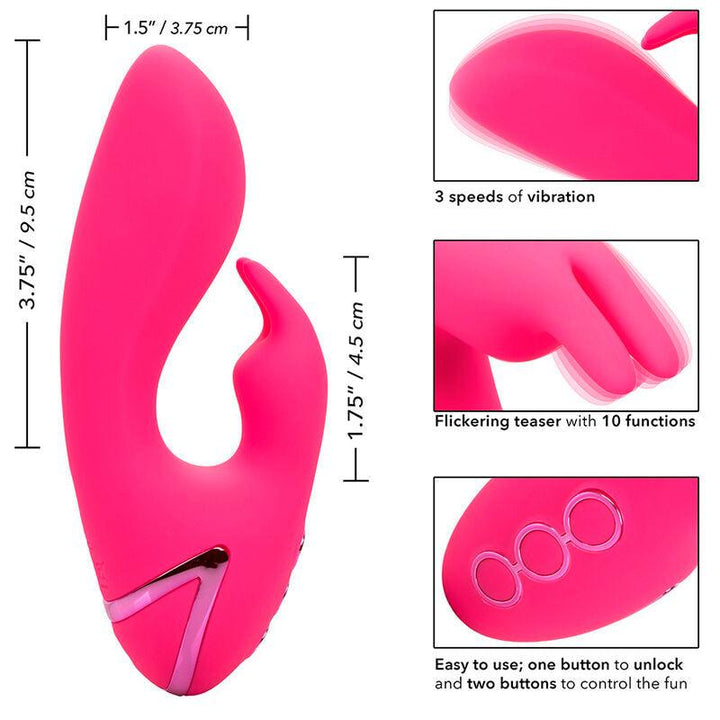 CALEXOTICS - SO. CAL SUNSHINE VIBRATOR RABBIT FUCHSIA VON CALIFORNIA DREAMING - INTIM SPACE Online Sexshop