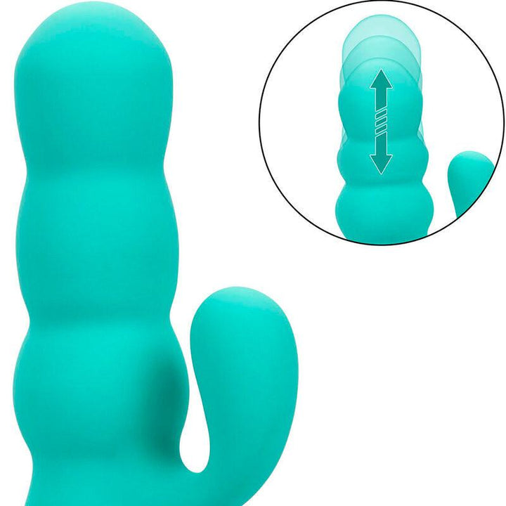 CALEXOTICS - DEL MAR DIVA VIBRATOR RABBIR AQUA GRÜN VON CALIFORNIA DREAMING - INTIM SPACE Online Sexshop