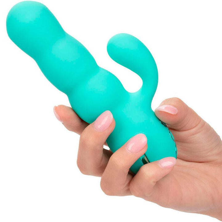 CALEXOTICS - DEL MAR DIVA VIBRATOR RABBIR AQUA GRÜN VON CALIFORNIA DREAMING - INTIM SPACE Online Sexshop