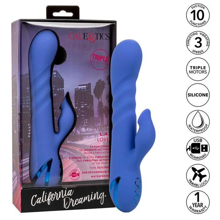 CALEXOTICS - LA LOVE VIBRATOR - SUCKER BLAU VON CALIFORNIA DREAMING - INTIM SPACE Online Sexshop