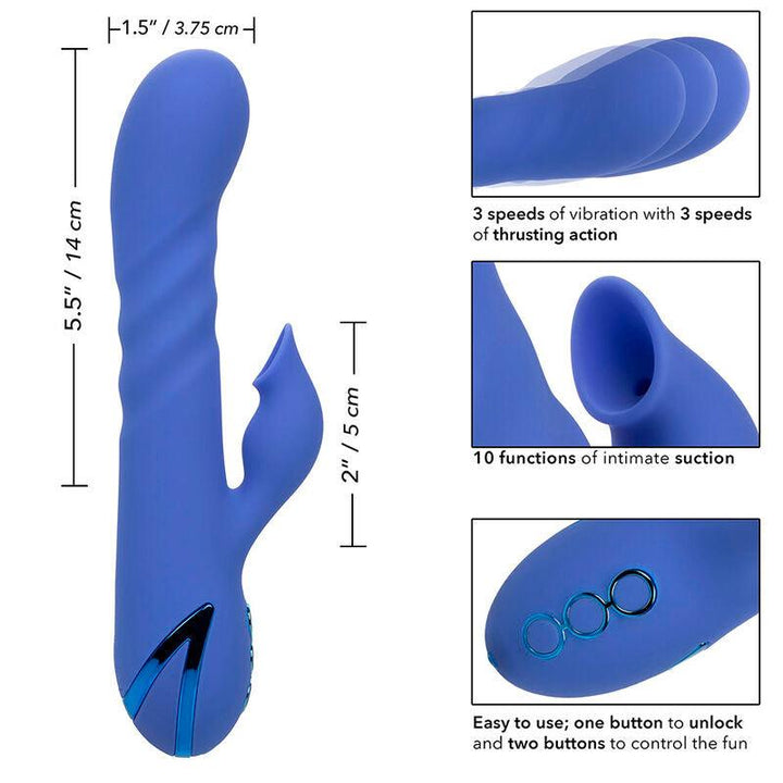 CALEXOTICS - LA LOVE VIBRATOR - SUCKER BLAU VON CALIFORNIA DREAMING - INTIM SPACE Online Sexshop