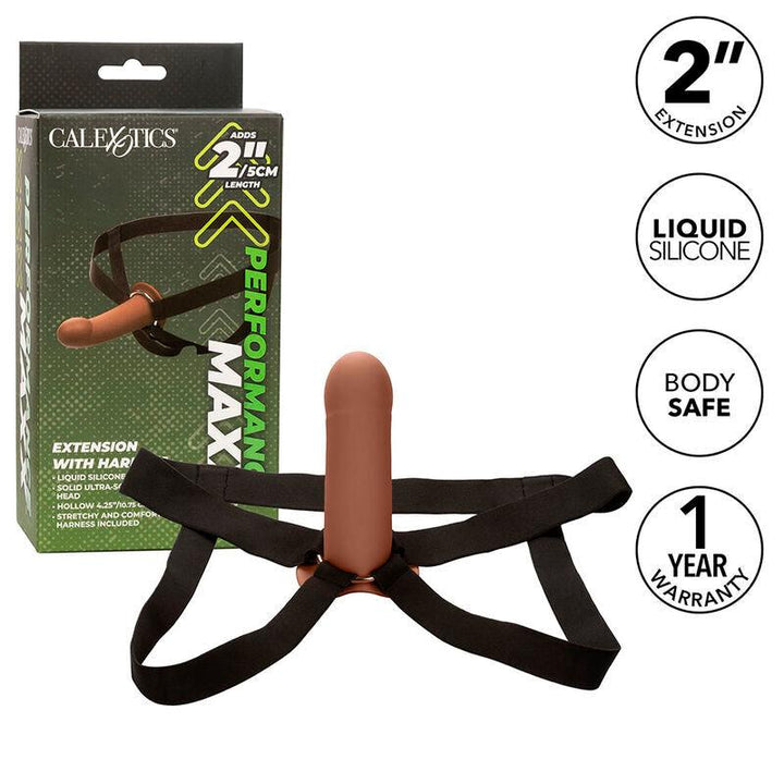 CALEXOTICS - PERFORMANCE MAXX EXTENSION MIT GURT, BRAUN - INTIM SPACE Online Sexshop