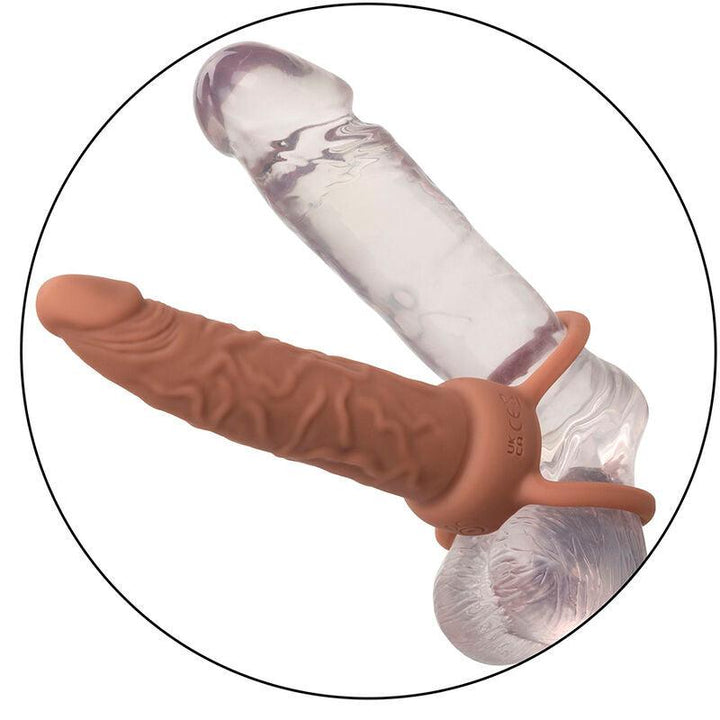 CALEXOTICS - PERFORMANCE MAXX WIEDERAUFLADBARER DUAL-PENETRATOR, BRAUN - INTIM SPACE Online Sexshop