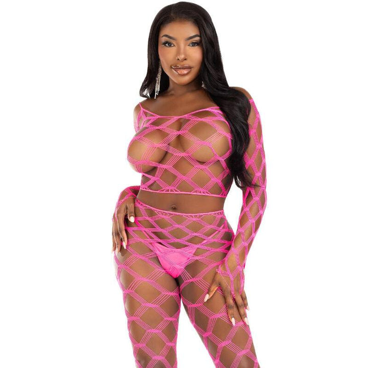 LEG AVENUE - TOP - LEGGINS HARDCORE PINK - INTIM SPACE Online Sexshop