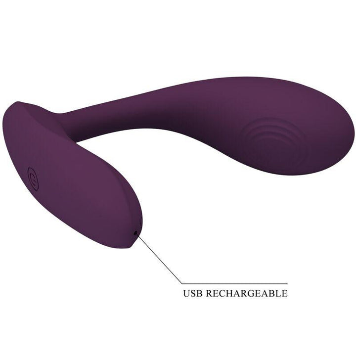 PRETTY LOVE - BAIRD G-SPOT 12 VIBRATIONEN WIEDERAUFLADBAR LILA APP - INTIM SPACE Online Sexshop