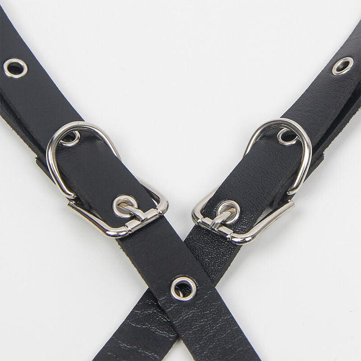 SUBBLIME - HARNESS MIT RIEMEN UND KETTE ??DETAILS EINE GRÖSSE - INTIM SPACE Online Sexshop