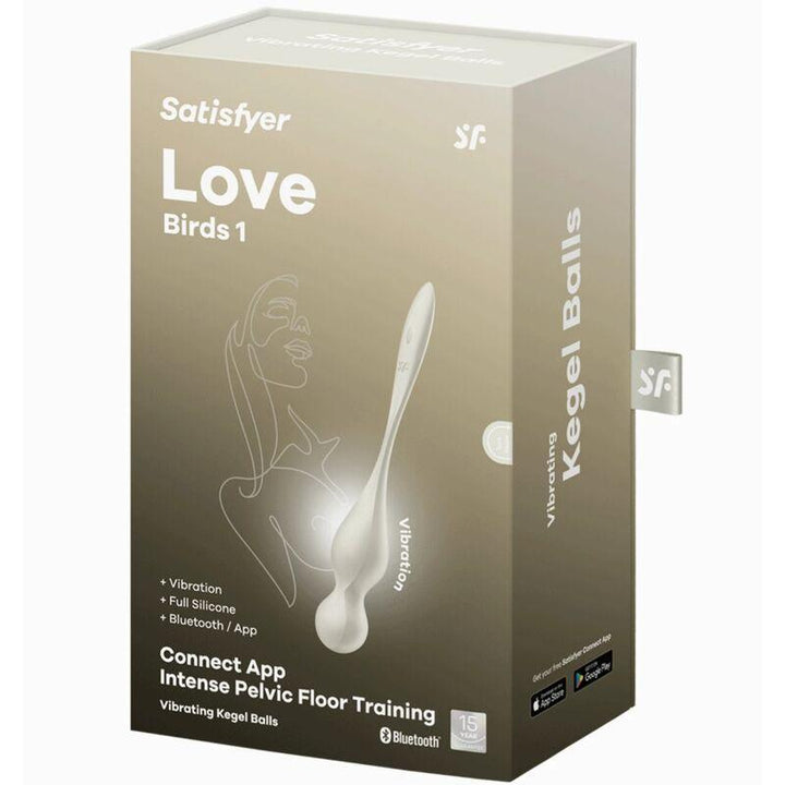 SATISFYER - LOVE BIRDS VIBRIERENDE KEGEL-KUGELN WEISS - INTIM SPACE Online Sexshop