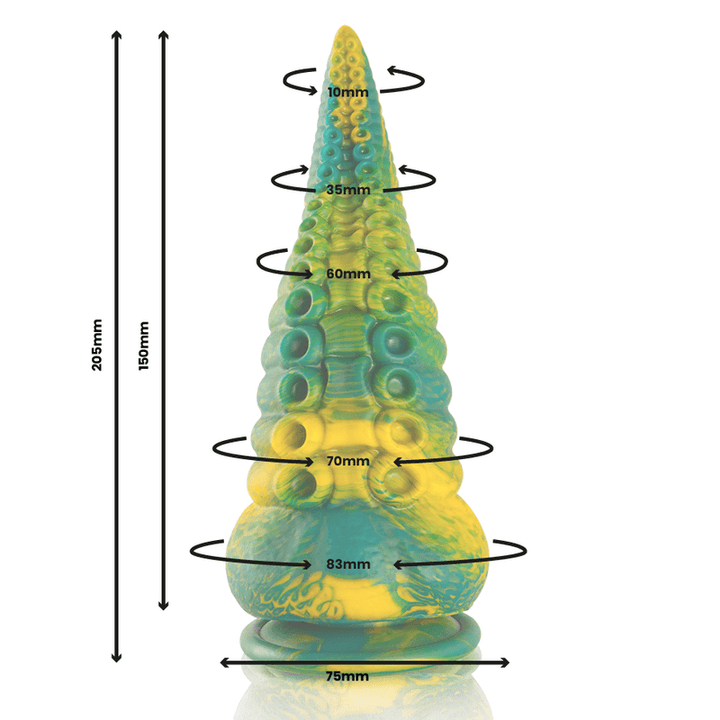 EPIC - CETUS GRÜNER TENTAKEL-DILDO, GROSSE GRÖSSE - INTIM SPACE Online Sexshop