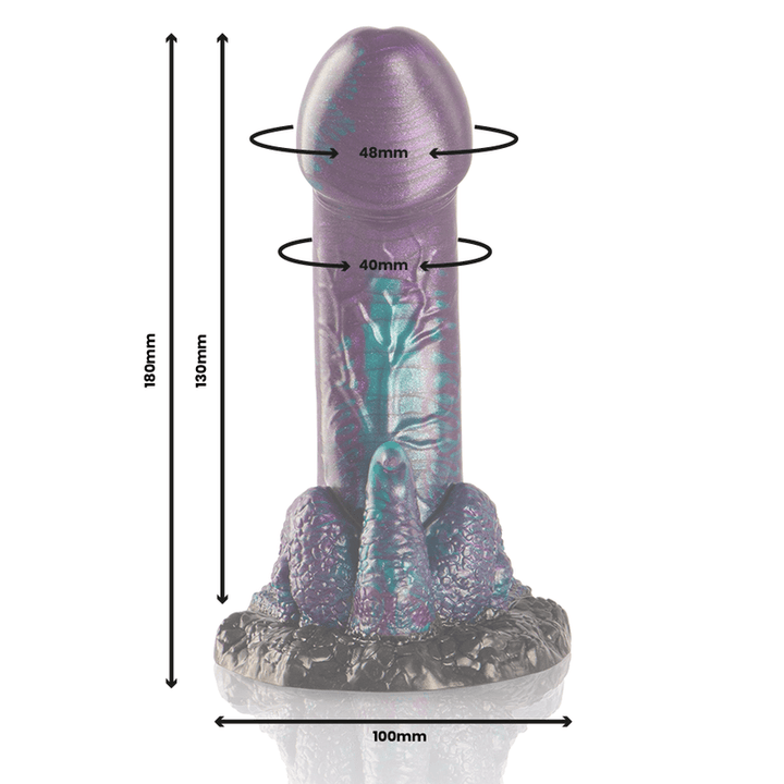 EPIC - BASILISK DILDO DOPPELT SCHUPPIG VERGNÜGEN, KLEINE GRÖSSE - INTIM SPACE Online Sexshop