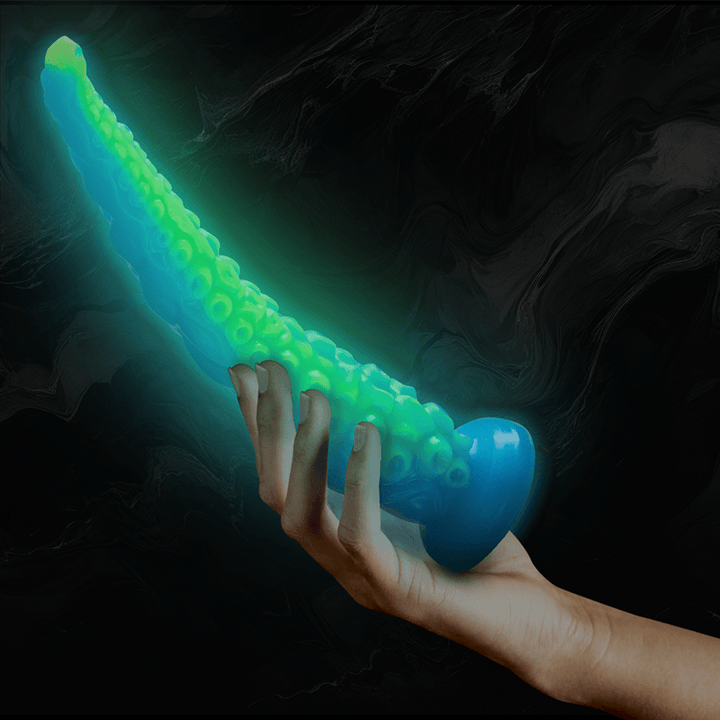 EPIC - SCYLLA FLUORESZIERENDER DÜNNER TENTAKEL-DILDO, GROSSE GRÖSSE - INTIM SPACE Online Sexshop