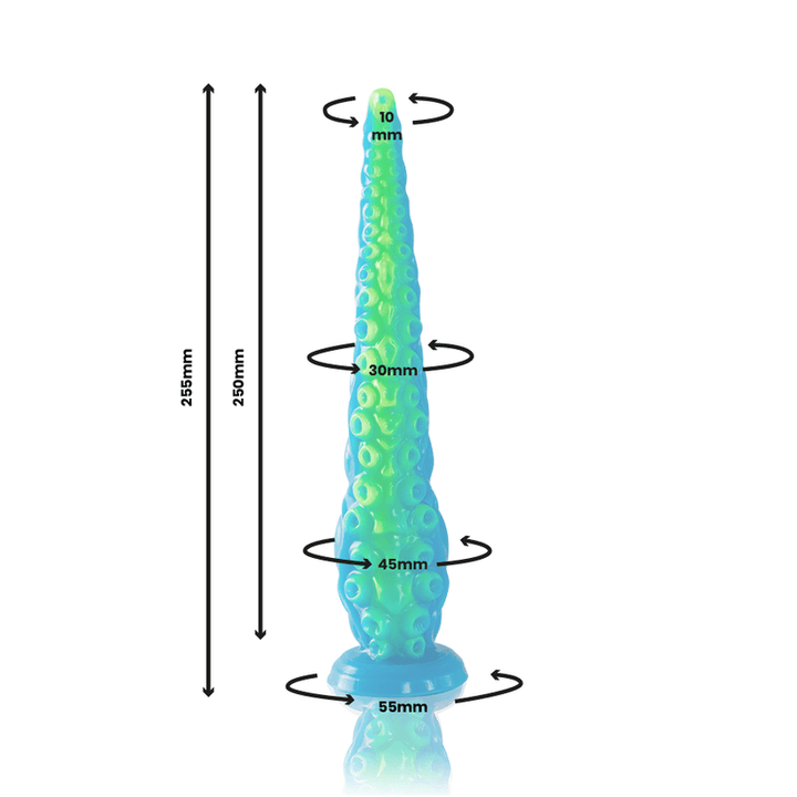 EPIC - SCYLLA FLUORESZIERENDER DÜNNER TENTAKEL-DILDO, KLEINE GRÖSSE - INTIM SPACE Online Sexshop