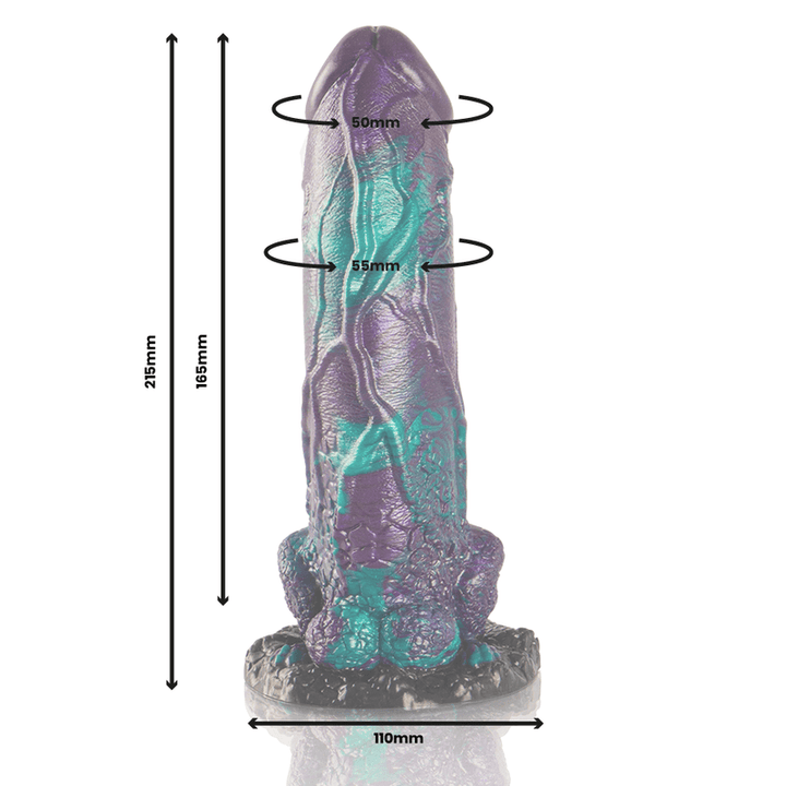 EPIC - BASILISK DILDO DOPPELT SCHUPPIG VERGNÜGEN, GROSSE GRÖSSE - INTIM SPACE Online Sexshop