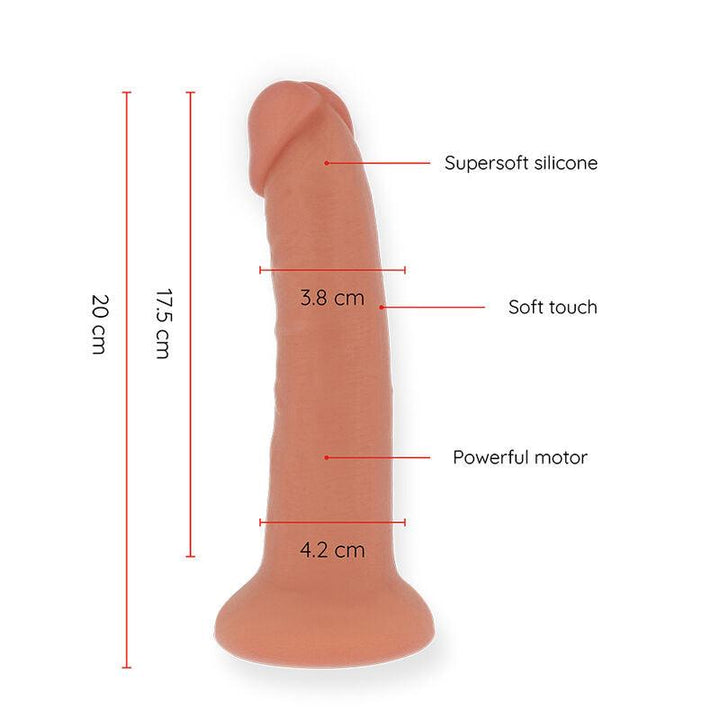 ONINDER - MITTLERER BOGOTÁ-VIBRATORDILDO MIT - GESCHWINDIGKEITEN NATÜRLICH 20 CM -O- 4.2 CM - KOSTENLOSE APP - INTIM SPACE Online Sexshop