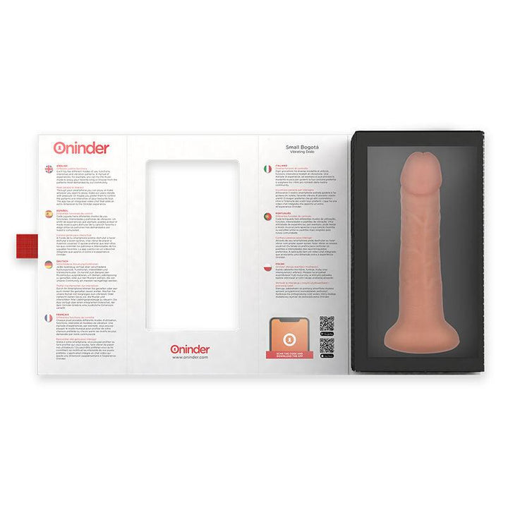 ONINDER - KLEINER BOGOTÁ-VIBRATORDILDO - GESCHWINDIGKEITEN NATÜRLICH 17.5 CM -O- - CM - KOSTENLOSE APP - INTIM SPACE Online Sexshop