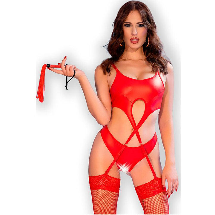 CHILIROSE - CR 4625 SET VIERTEILIG, OBERTEIL, ROT, S - INTIM SPACE Online Sexshop