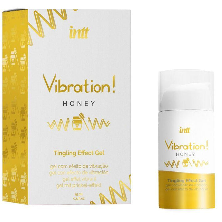 INTT - KRAFTVOLLES INTIMATISTIMULANS HONIG-FLÜSSIGE VIBRATORGEL 15 ML - INTIM SPACE Online Sexshop