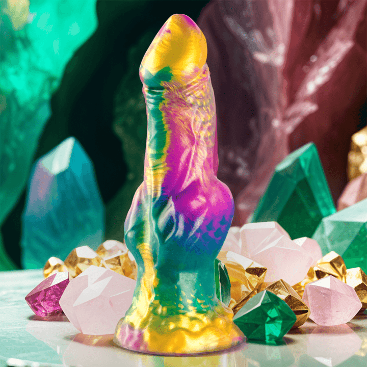 EPIC - IRIS DILDO MIT REGENBOGENFARBENEN HODEN DER VERGNÜGUNG - INTIM SPACE Online Sexshop