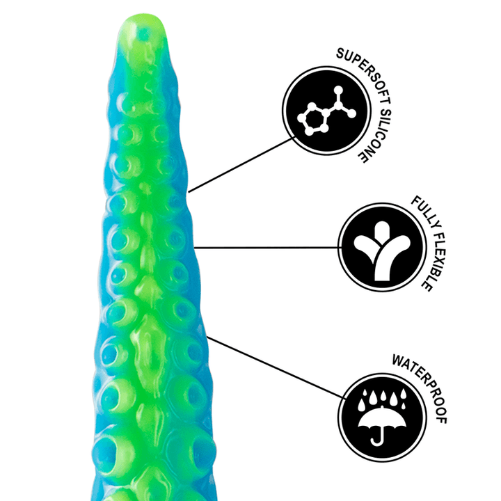 EPIC - SCYLLA FLUORESZIERENDER DÜNNER TENTAKEL-DILDO, GROSSE GRÖSSE - INTIM SPACE Online Sexshop