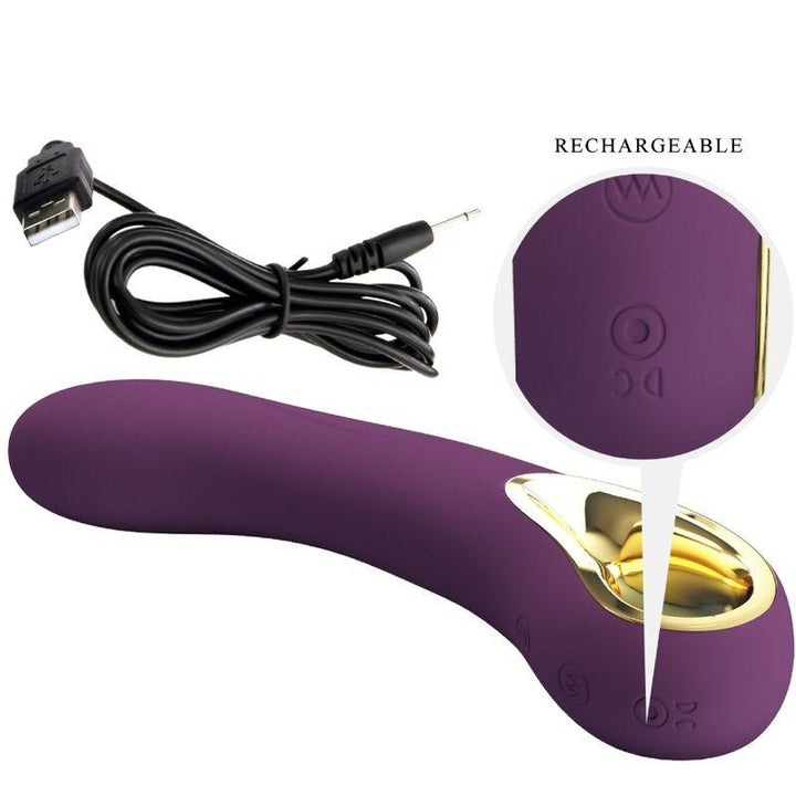 PRETTY LOVE - ETHAN WIEDERAUFLADBARER VIBRATOR LILA - INTIM SPACE Online Sexshop