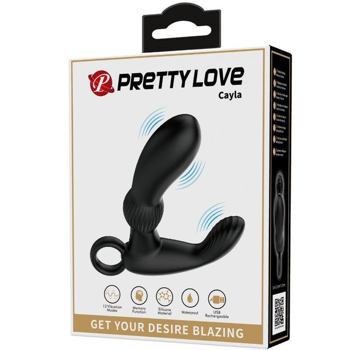 PRETTY LOVE - CAYLA ANALVIBRATOR-MASSAGER SCHWARZ - INTIM SPACE Online Sexshop