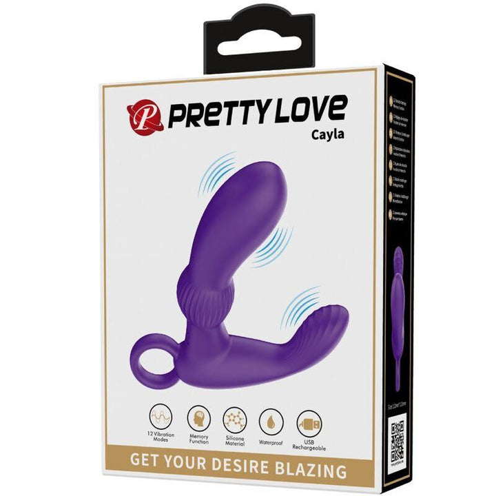 PRETTY LOVE - CAYLA ANALVIBRATOR-MASSAGER LILA - INTIM SPACE Online Sexshop