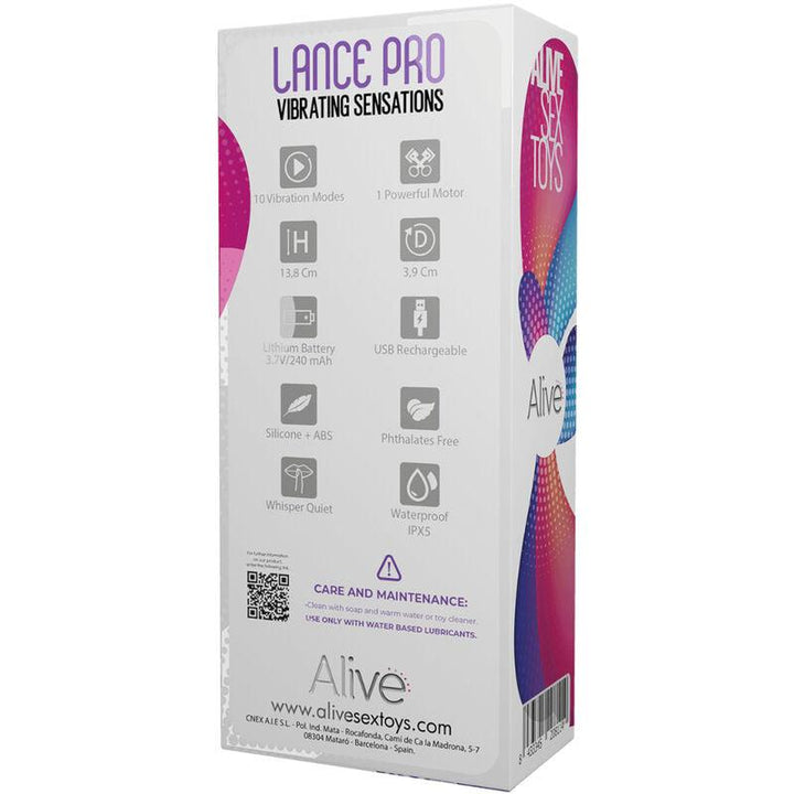 ALIVE - LANCE PRO ANALSTIMULATOR ROSA - INTIM SPACE Online Sexshop