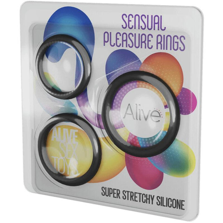 ALIVE - KIT DREI SINNLICHE LUSTIGES RINGE - INTIM SPACE Online Sexshop