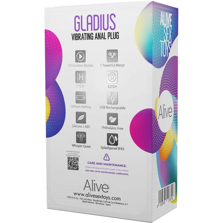 ALIVE - GLADIUS ANAL VIBRATOR STECKER - INTIM SPACE Online Sexshop