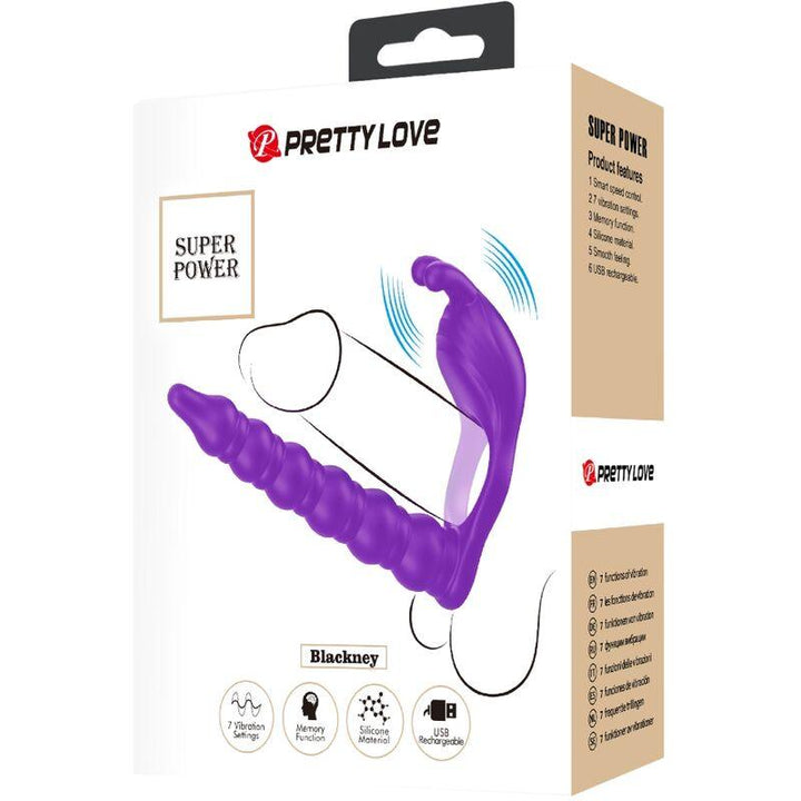 PRETTY LOVE - BLACKNEY PENISRINGE MIT VIBRATOR-PLUG - INTIM SPACE Online Sexshop