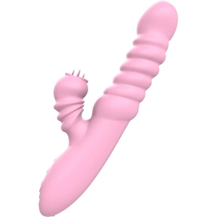 ARMONY - MULTIFUNKTIONSVIBRATOR MIT STIMULIERENDER ZUNGE, WÄRMEEFFEKT, ROSA - INTIM SPACE Online Sexshop