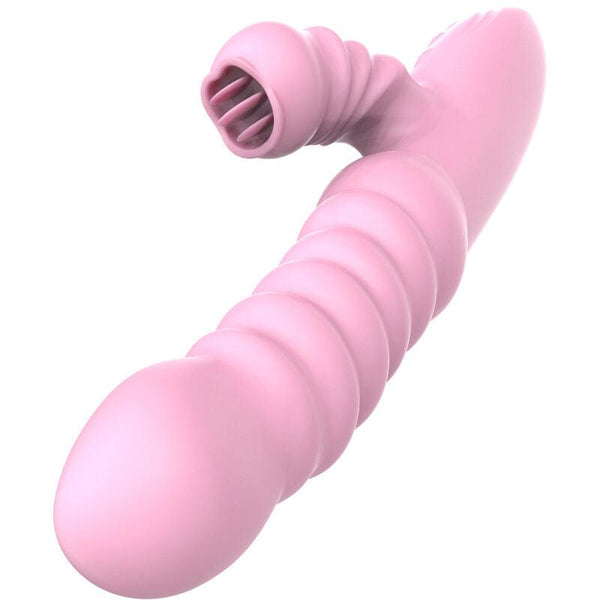 ARMONY - MULTIFUNKTIONSVIBRATOR MIT STIMULIERENDER ZUNGE, WÄRMEEFFEKT, ROSA - INTIM SPACE Online Sexshop