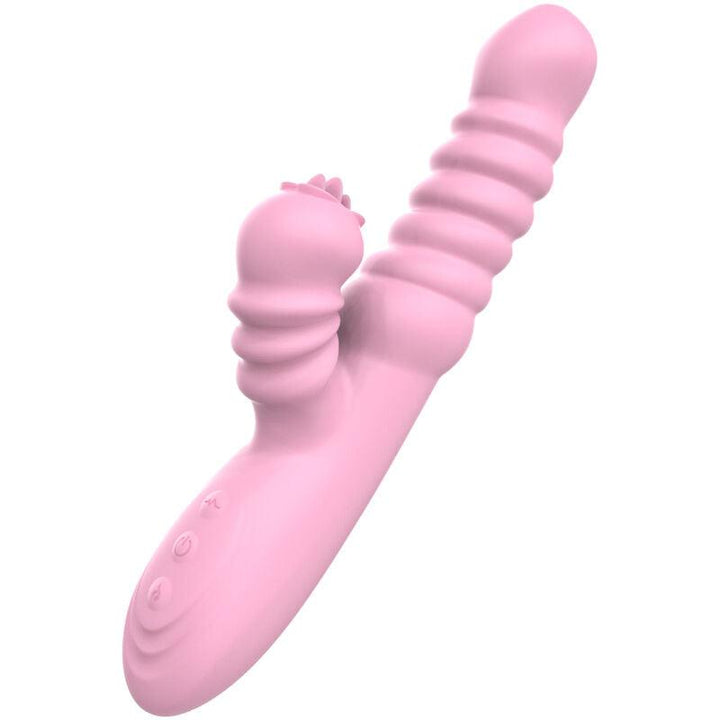 ARMONY - MULTIFUNKTIONSVIBRATOR MIT STIMULIERENDER ZUNGE, WÄRMEEFFEKT, ROSA - INTIM SPACE Online Sexshop