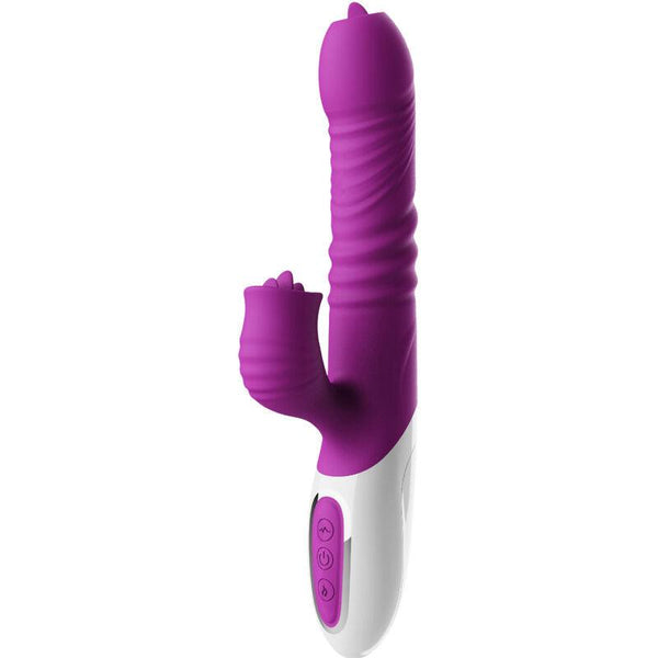 ARMONY - DOPPELZUNGENVIBRATOR - STOßENDER VIOLETTER WRMEEFFEKT - INTIM SPACE Online Sexshop