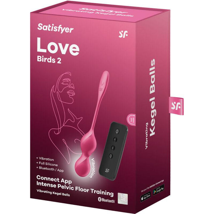 SATISFYER - LOVE BIRDS - VIBRIERENDE KEGEL-KUGELN - KOSTENLOSE APP - INTIM SPACE Online Sexshop