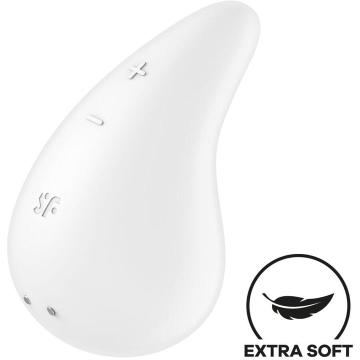 SATISFYER - DEW DROP VIBRATOR AUFLEGEN WEISS - INTIM SPACE Online Sexshop