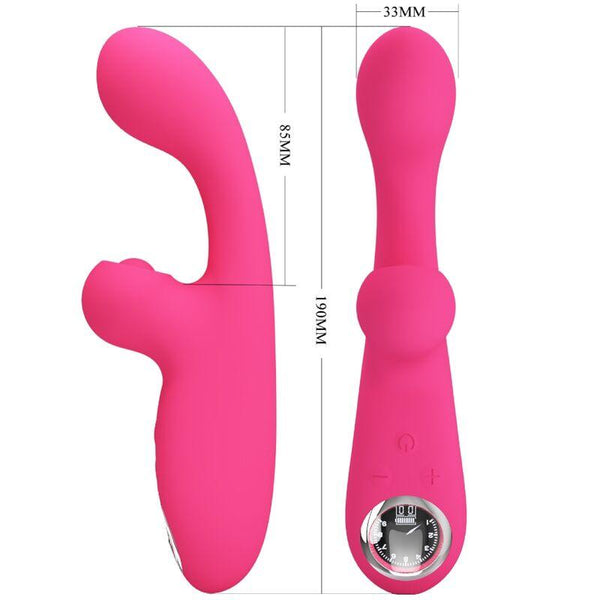 PRETTY LOVE - SKYLAR STIMULATOR VIBRATOR ROSA - INTIM SPACE Online Sexshop