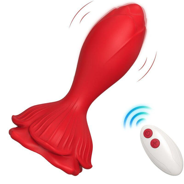 ARMONY - ROSA VIBRATOR - ANALPLUG KLEINE FERNBEDIENUNG ROT - INTIM SPACE Online Sexshop